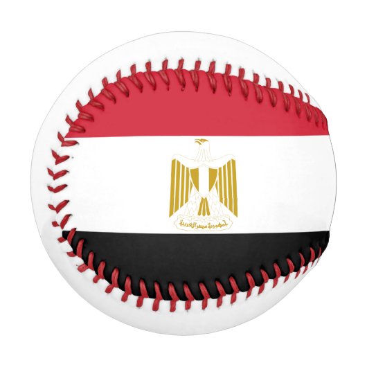 Ägyptische Flagge Baseball (Vorderseite Links)
