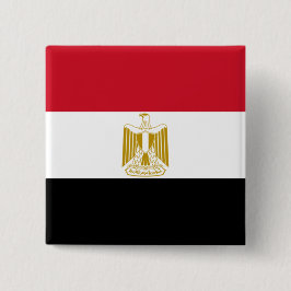 ägyptische Flagge Button