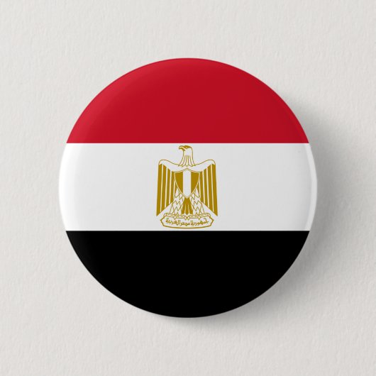 ägyptische Flagge Button (Vorderseite)