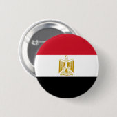 ägyptische Flagge Button (Vorne & Hinten)