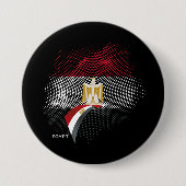 Ägyptische Flagge Button (Vorderseite)