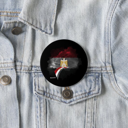Ägyptische Flagge Button (Beispiel)