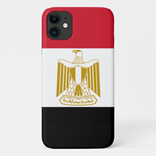 Ägyptische Flagge Case-Mate iPhone Hülle (Rückseite)