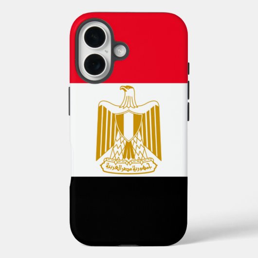 ägyptische Flagge Case-Mate iPhone Hülle (Rückseite)