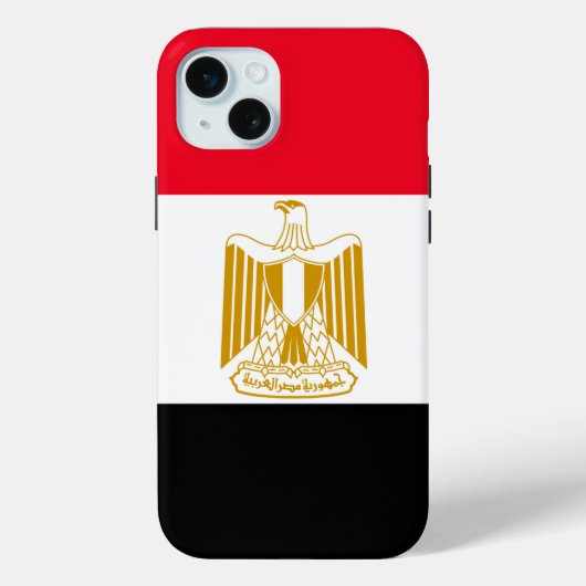 ägyptische Flagge Case-Mate iPhone Hülle (Rückseite)