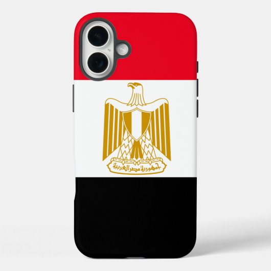 ägyptische Flagge Case-Mate iPhone Hülle (Rückseite)
