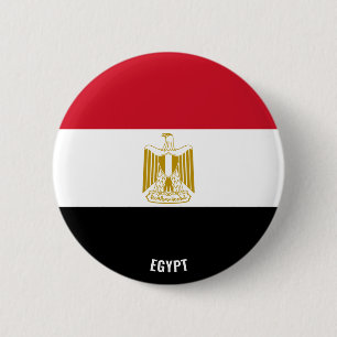 Ägyptische Flagge Charming Patriotic Button