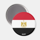 Ägyptische Flagge Charming Patriotic Magnet (Vorderseite/Rückseite)