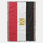 Ägyptische Flagge Decke (Vorderseite Vertikal)