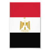 Ägyptische Flagge Fotodruck (Vorne)