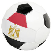 Ägyptische Flagge Fußball (Dreiviertel)