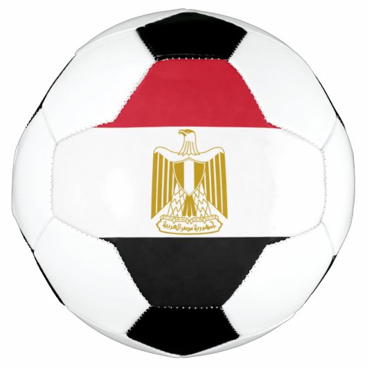 Ägyptische Flagge Fußball (Vorderseite)
