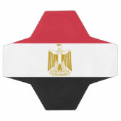 Ägyptische Flagge Fußball (Flach)