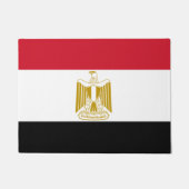 Ägyptische Flagge Fußmatte (Vorderseite)