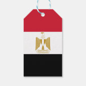 Ägyptische Flagge Geschenkanhänger (Rückseite)