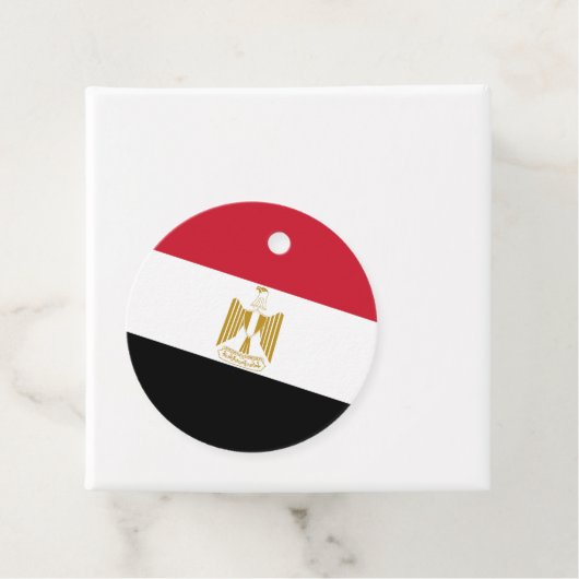 Ägyptische Flagge Geschenkanhänger (Beispiel)