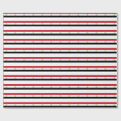 Ägyptische Flagge Geschenkpapier (Flach)