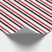 Ägyptische Flagge Geschenkpapier (Ecke)