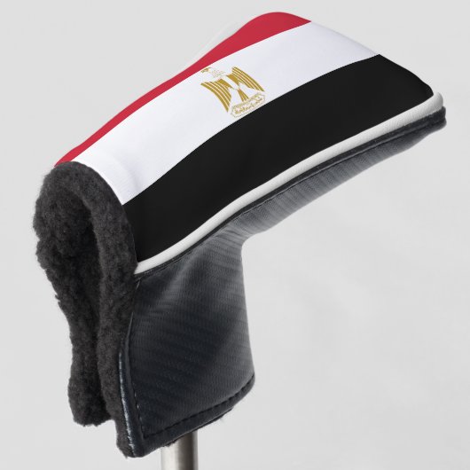 Ägyptische Flagge Golf Headcover (3/4 Vorderseite)