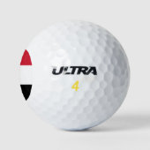 Ägyptische Flagge Golfball (Logo)