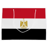 Ägyptische Flagge Große Geschenktüte (Vorderseite)