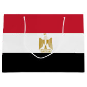 Ägyptische Flagge Große Geschenktüte (Vorderseite)