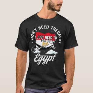 Ägyptische Flagge in Ägypten Flagge I Urlaub Ägypt T-Shirt