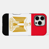 ägyptische Flagge iPhone Hülle (Rückseite (Horizontal))