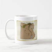 Ägyptische Flagge + Karte Tasse (Links)