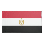 Ägyptische Flagge Kissenbezug (Rückseite)