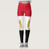 Ägyptische Flagge Leggings (Vorderseite)