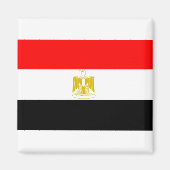Ägyptische Flagge Magnet (Vorne)