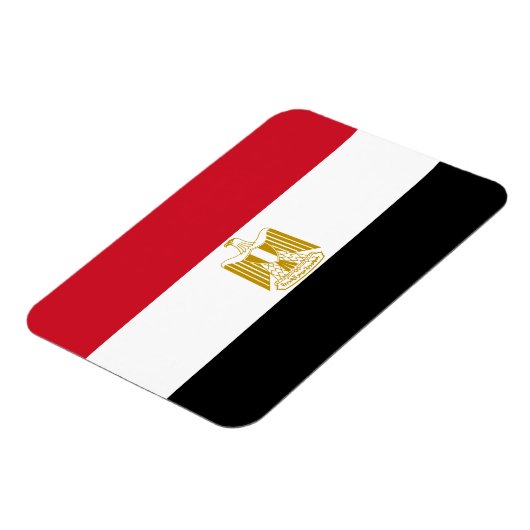 Ägyptische Flagge Magnet (Linke Seite)