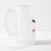 ägyptische Flagge Mattglas Bierglas (Links)