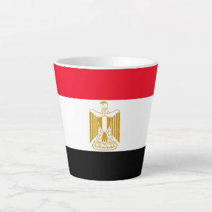 ägyptische Flagge Milchtasse