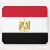 ägyptische Flagge Mousepad (Vorne)