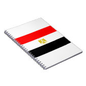 Ägyptische Flagge Notizblock (Rechte Seite)