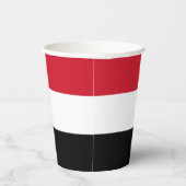 Ägyptische Flagge Pappbecher (Rechts)