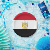 Ägyptische Flagge Pappteller (Party)