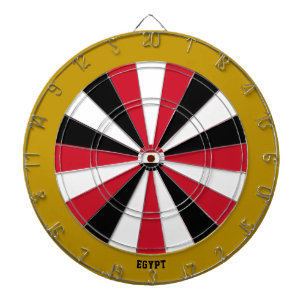 Ägyptische Flagge Patriot's Bullseye Dartscheibe