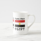 Ägyptische Flagge Personalisiert Porzellantasse (Rechts)