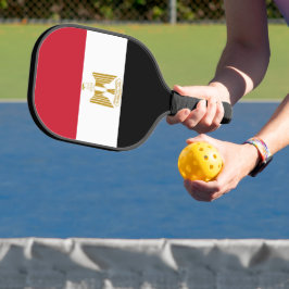 Ägyptische Flagge Pickleball Schläger