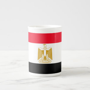 ägyptische Flagge Porzellantasse