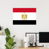 ägyptische Flagge Poster (Heimbüro)