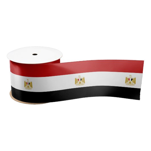 Ägyptische Flagge Satinband (Spule)