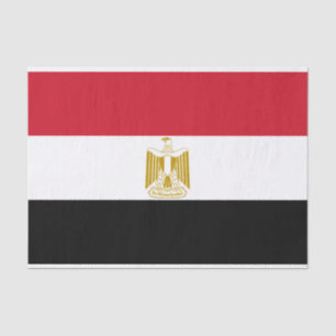Ägyptische Flagge Seidenpapier