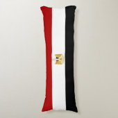 Ägyptische Flagge Seitenschläferkissen (Vorderseite Vertikal)