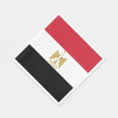 Ägyptische Flagge Serviette (Ecke)