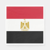 Ägyptische Flagge Serviette (Vorderseite)