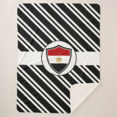 Ägyptische Flagge Sherpadecke (Vorderseite)
